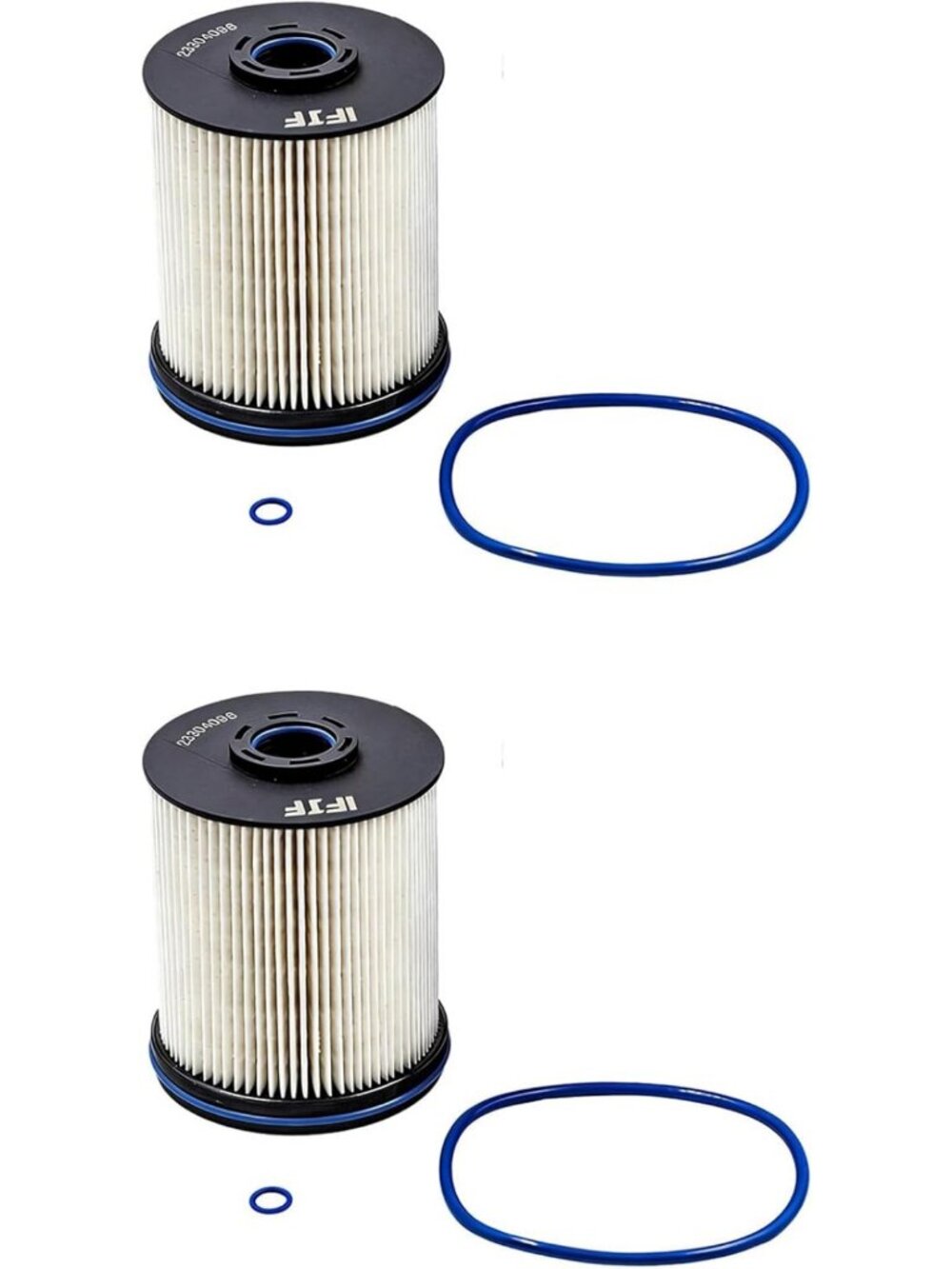 High-Performance 5 Micron Fuel Filter Replacement for Duramax 6.6L - 2 Pack